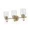 Z-Lite Kinsley 3 Light Vanity, Heirloom Gold And Clear Seeded 340-3V-HG - alternate 5